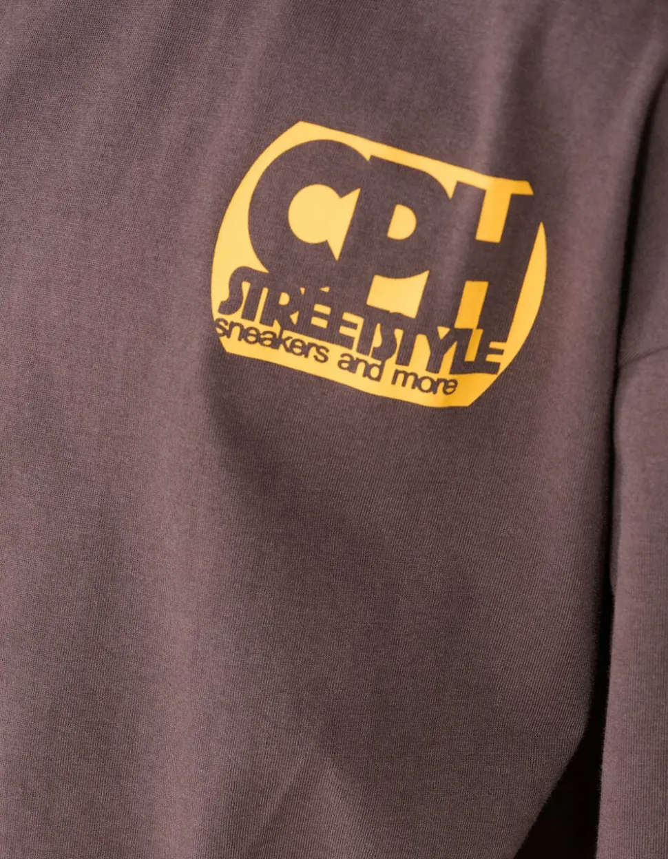 Copenhagen Artwork T-shirt Donkerbruin