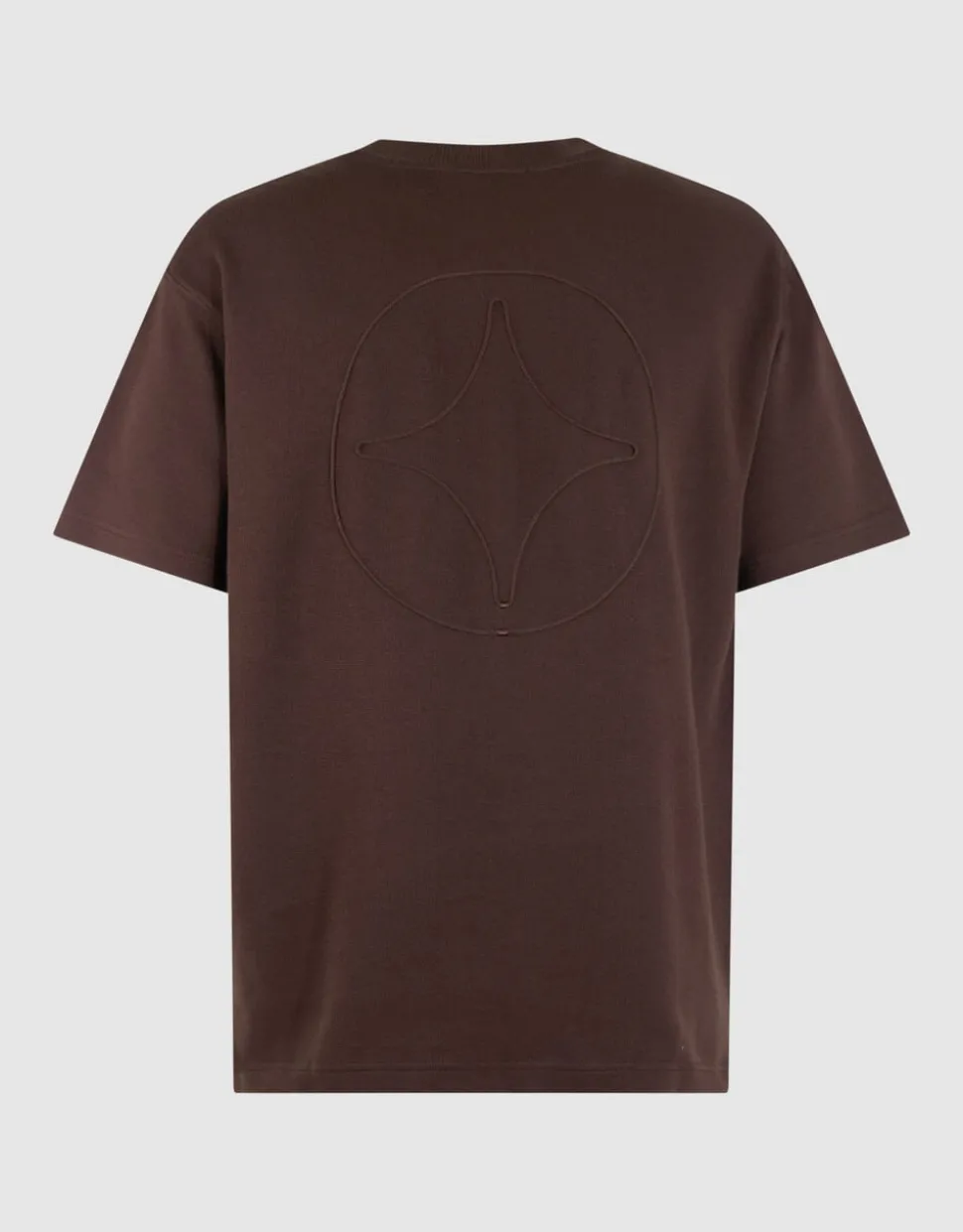 Cord Pocket T-shirt Donkerbruin