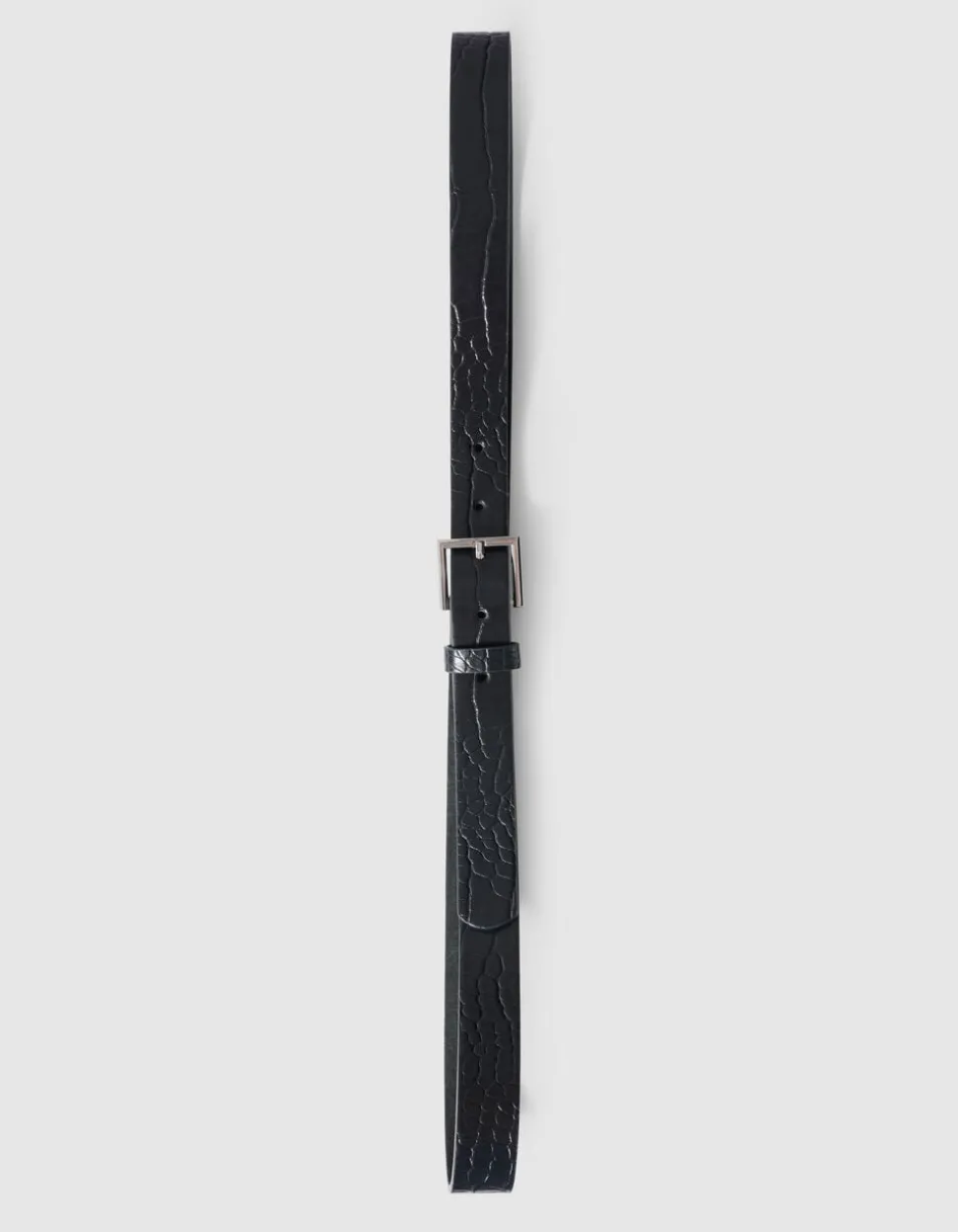 Croco Riem Zwart/Zilver