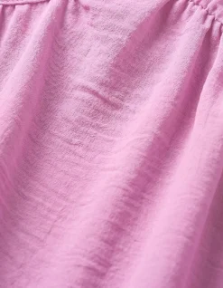 Cropped Twist Top Roze