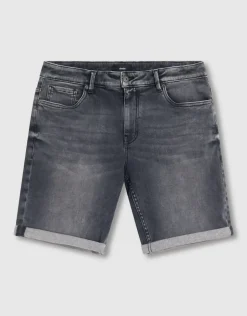 Denim Short Donkergrijs