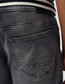 Denim Short Donkergrijs