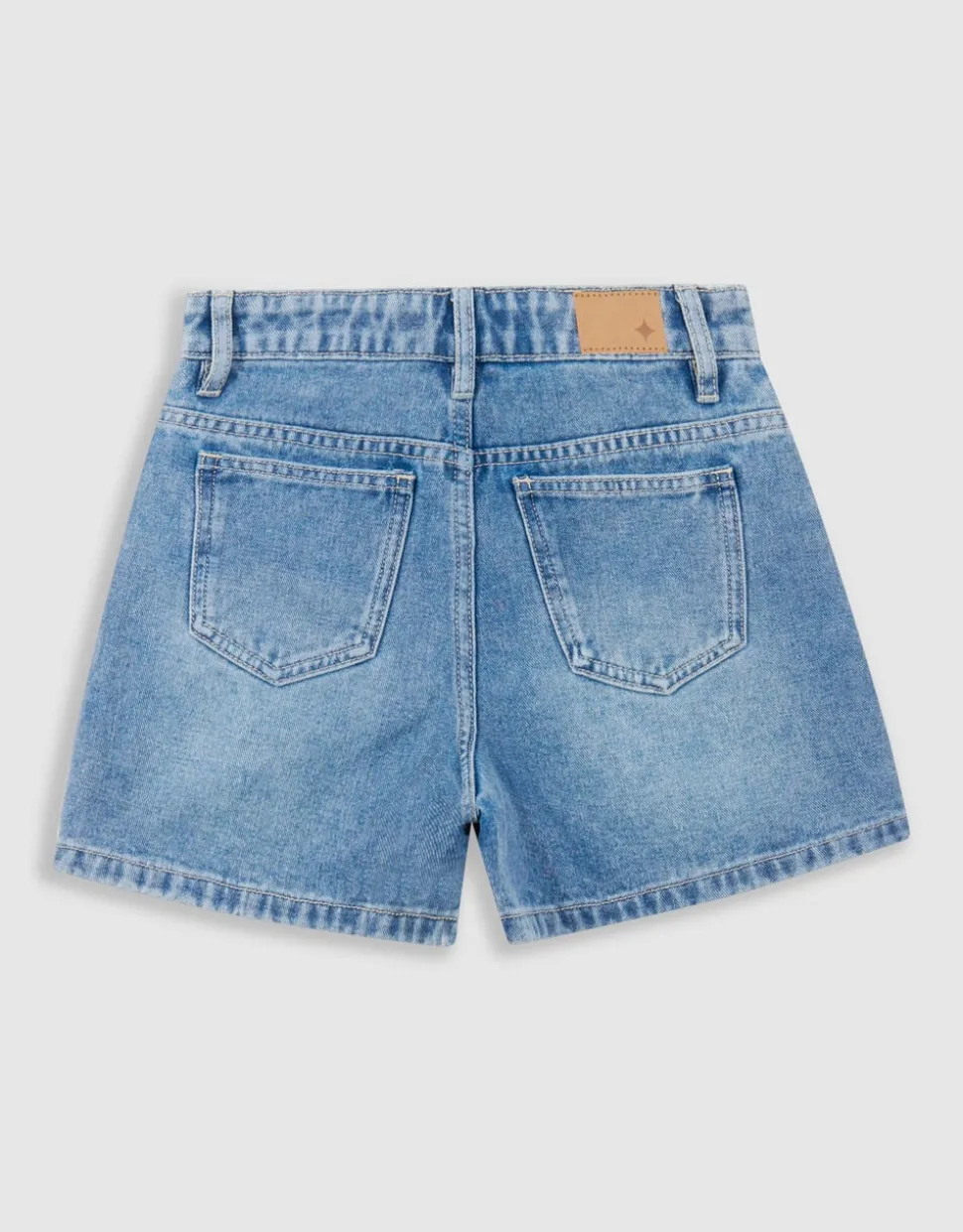 Denim Studs Short Blauw