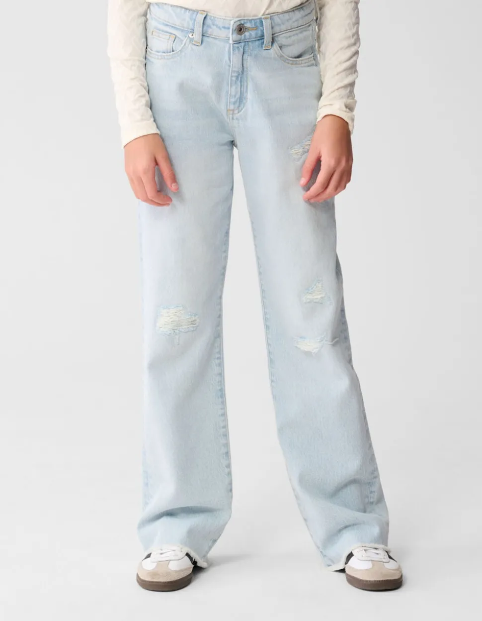 Destroy Straight Fit Jeans Bleached