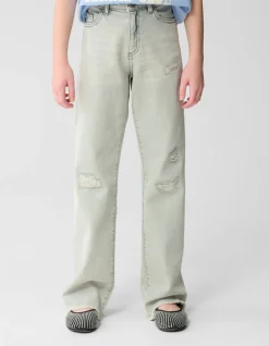 Destroy Straight Fit Jeans Lichtgrijs