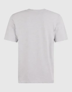 Diagonal T-shirt Lichtgrijs