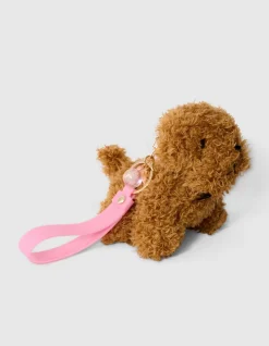 Dog Sleutelhanger Bruin