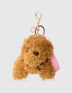 Dog Sleutelhanger Bruin