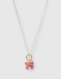 Double Bow Ketting Goud