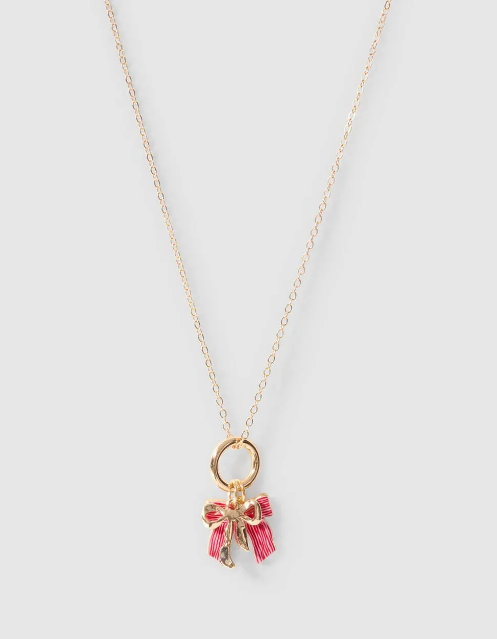 Double Bow Ketting Goud