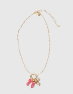 Double Bow Ketting Goud
