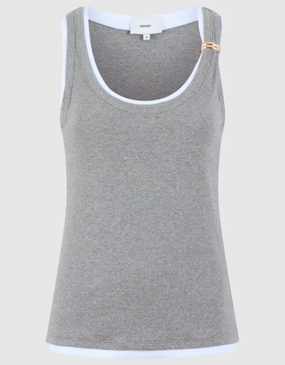 Double Singlet Lichtgrijs