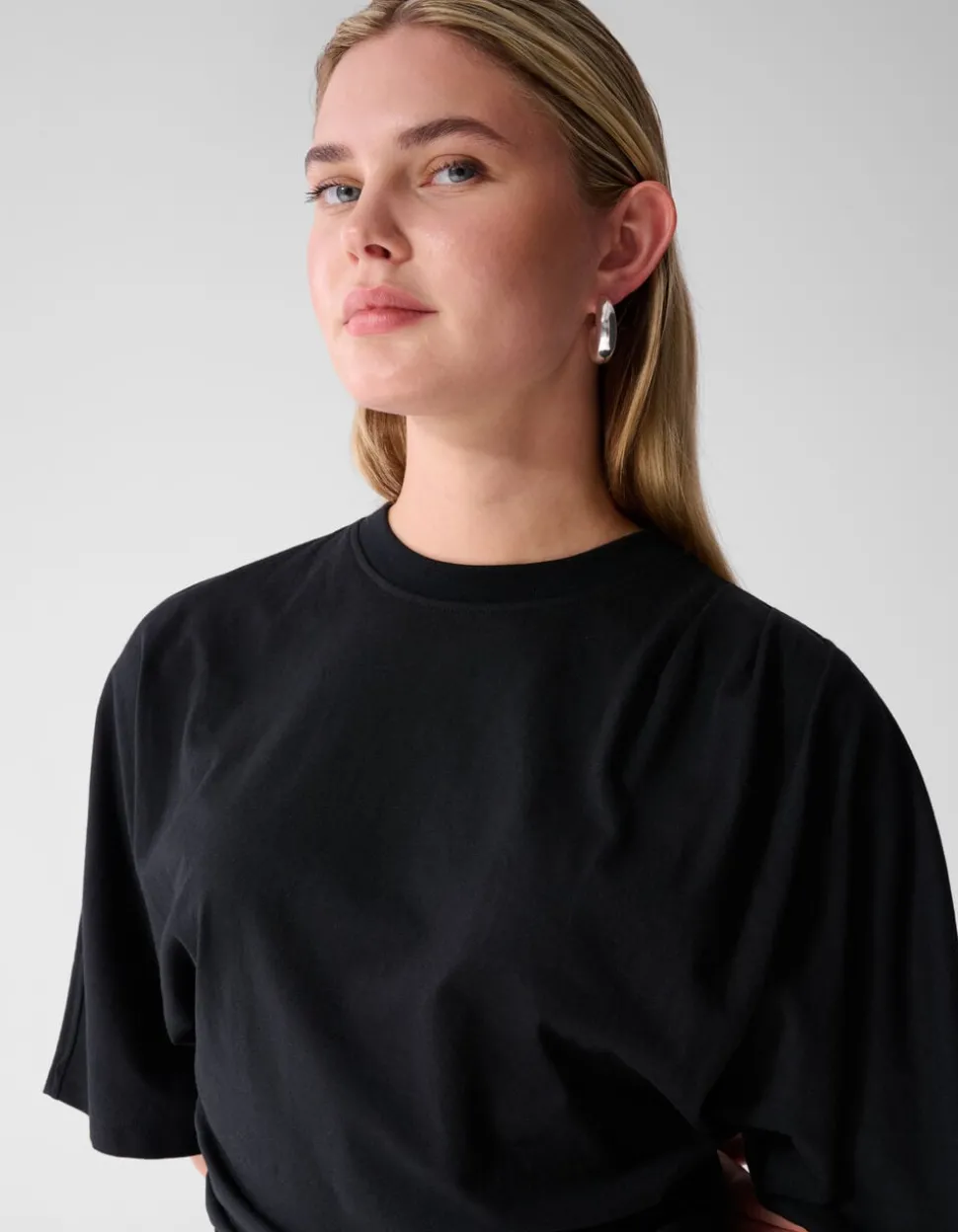 Drape Top Zwart