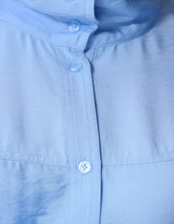 Drawstring Blouse Blauw