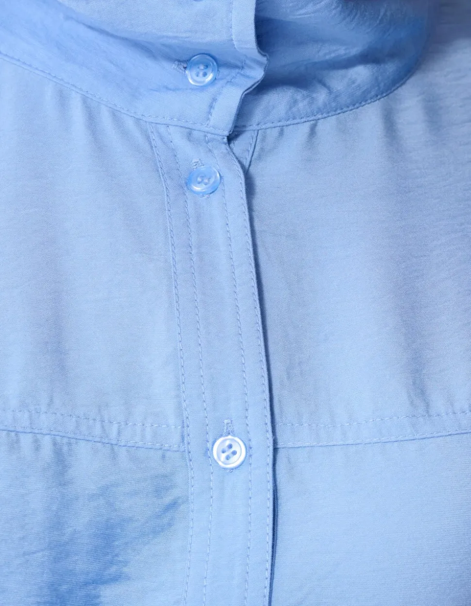 Drawstring Blouse Blauw