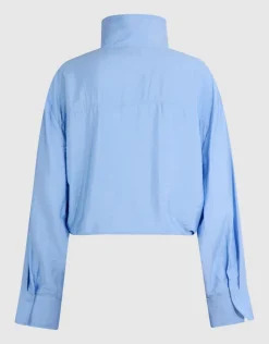 Drawstring Blouse Blauw