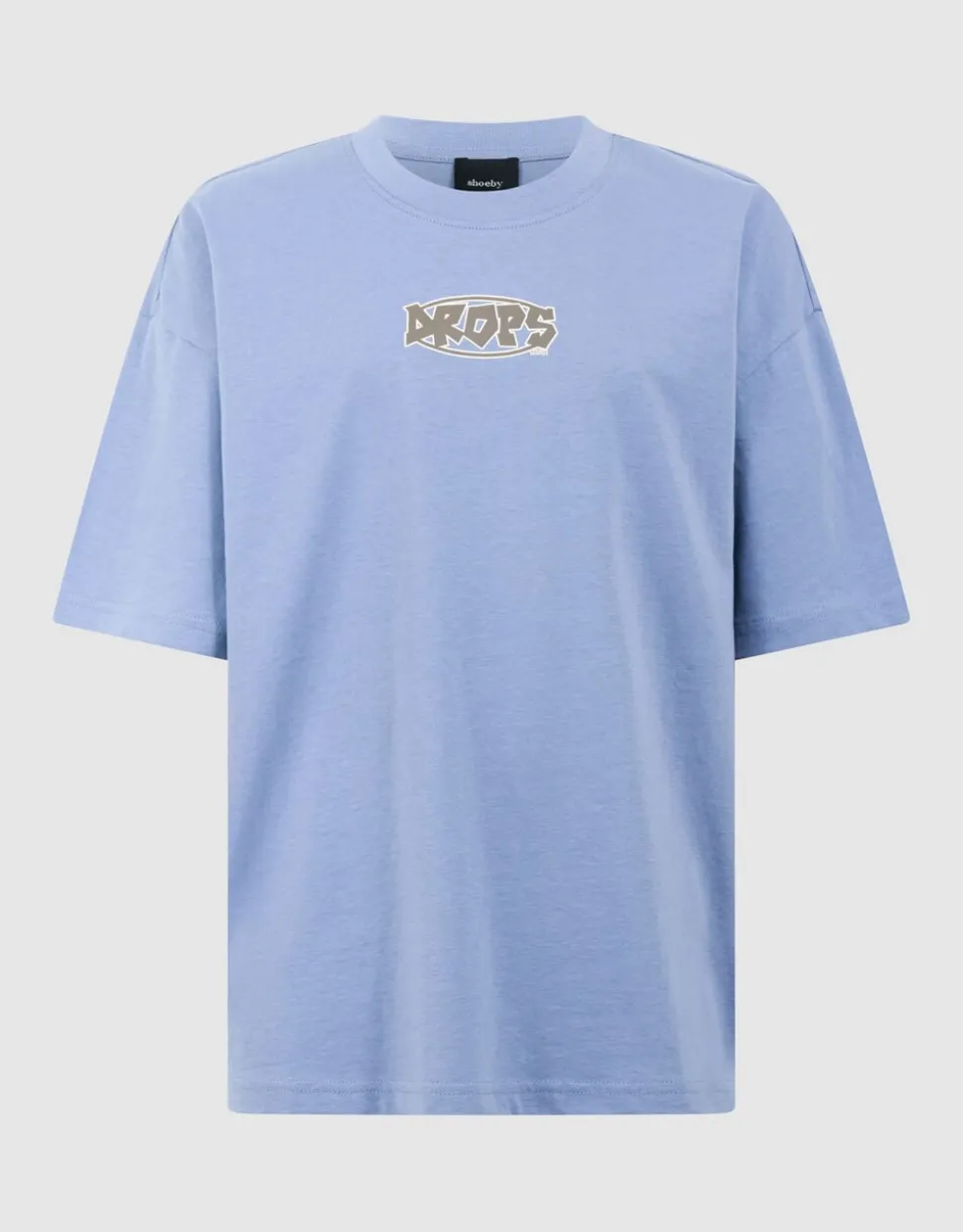 Drops Artwork T-shirt Blauw