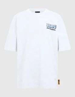Drops Artwork T-shirt Lichtgrijs