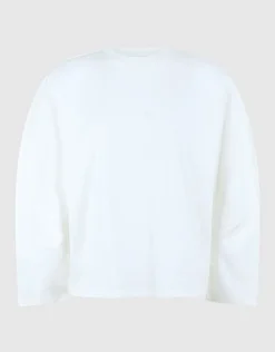 Egg Shape Longsleeve T-shirt Wit