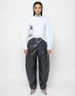Egg Shape Longsleeve T-shirt Wit