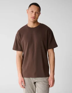 Eighty One Artwork T-shirt Donkerbruin