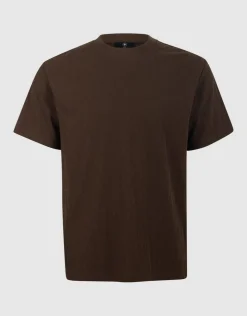 Eighty One Tekst T-shirt Donkerbruin