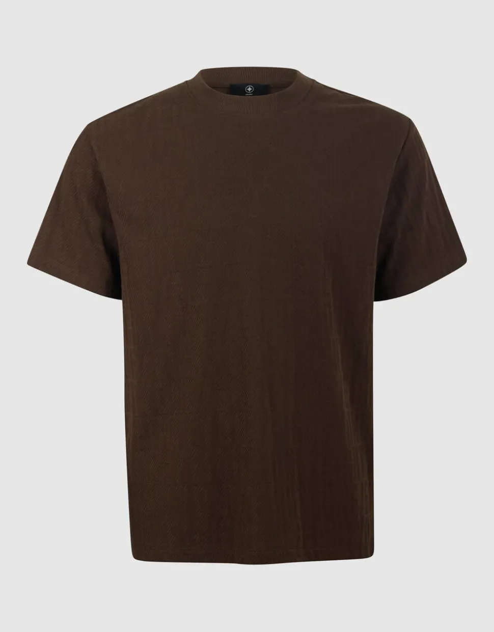 Eighty One Tekst T-shirt Donkerbruin