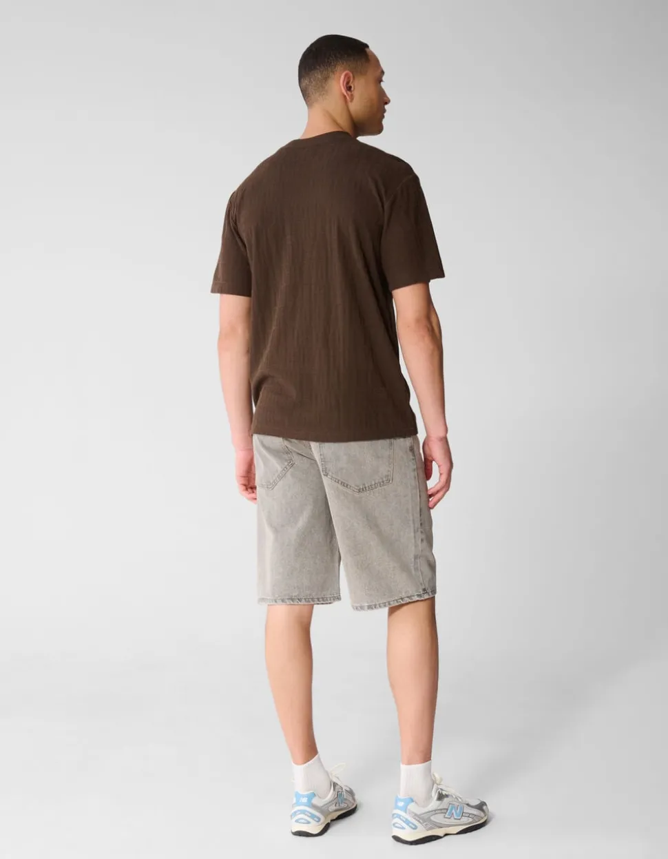 Eighty One Tekst T-shirt Donkerbruin