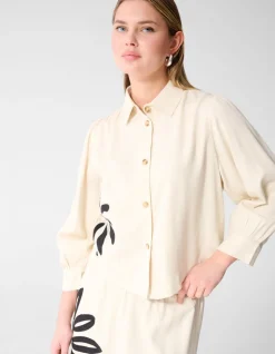 Embroidery Blouse Gebroken Wit