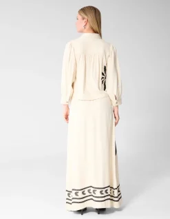 Embroidery Blouse Gebroken Wit