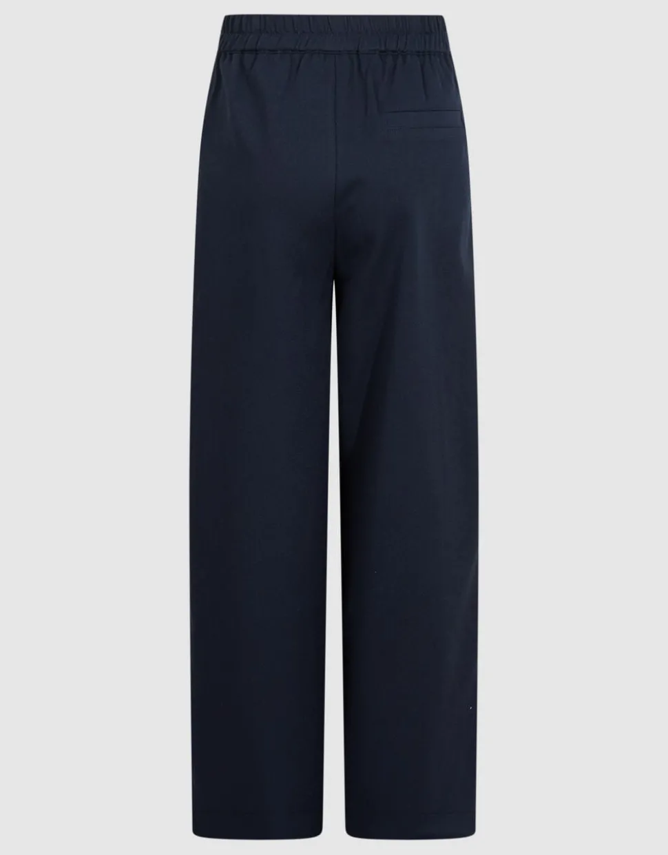 Eyelet Wide Leg Pantalon Donkerblauw
