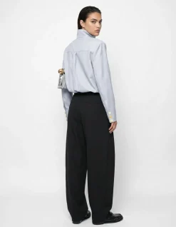 Fancy Button Blouse Lichtgrijs