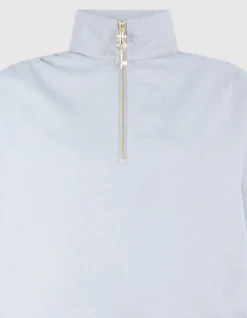 Fancy Button Blouse Lichtgrijs