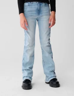Flared Fit Jeans Bleached