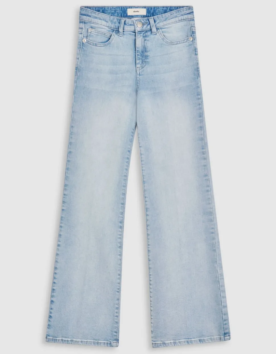 Flared Fit Jeans Bleached