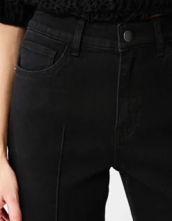 Flared Fit Jeans Zwart