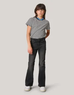 Flared Fit Jeans Zwart