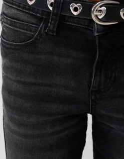 Flared Fit Jeans Zwart