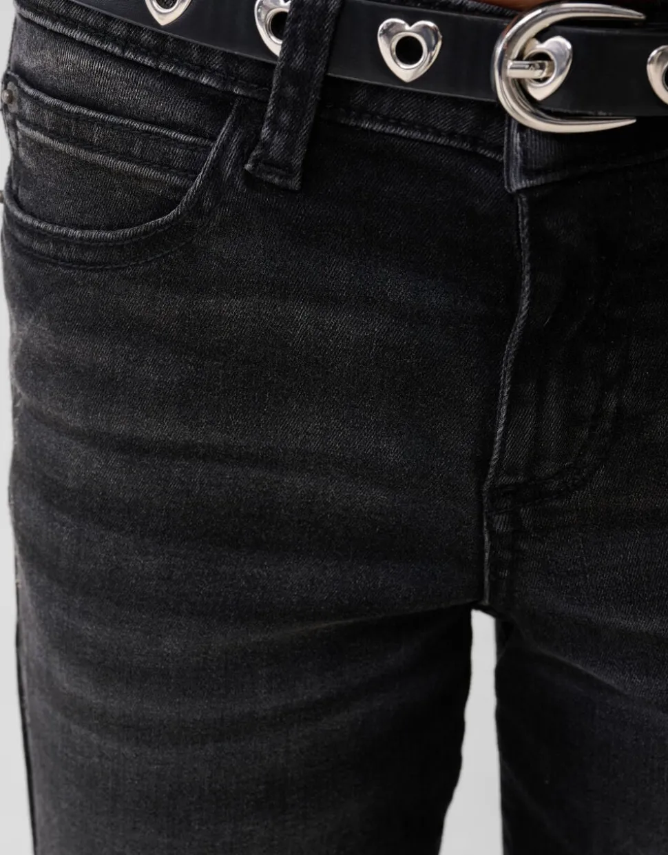 Flared Fit Jeans Zwart