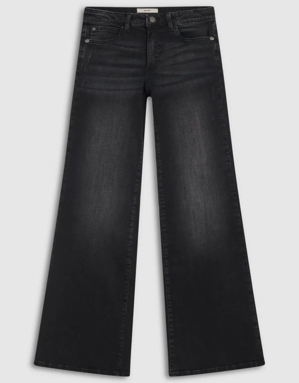 Flared Fit Jeans Zwart