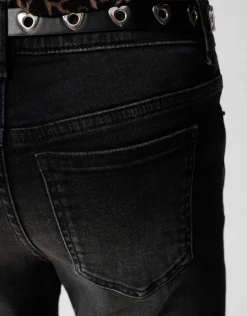 Flared Fit Jeans Zwart