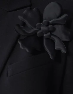 Flower Blazer Zwart By Mieke