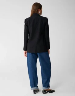 Flower Blazer Zwart By Mieke