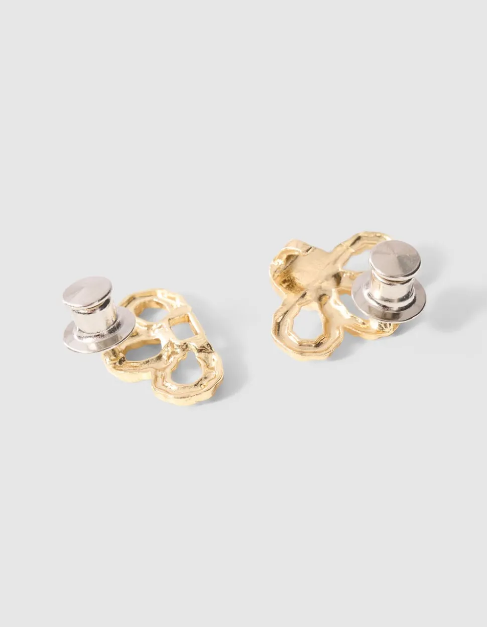 Flower Jeans Pins Goud