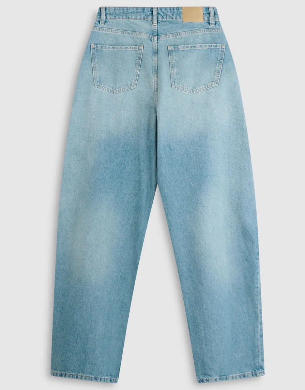 Folded Baggy Fit Jeans Mediumstone