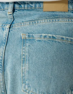 Folded Baggy Fit Jeans Mediumstone