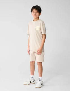Fresh Artwork T-shirt Beige