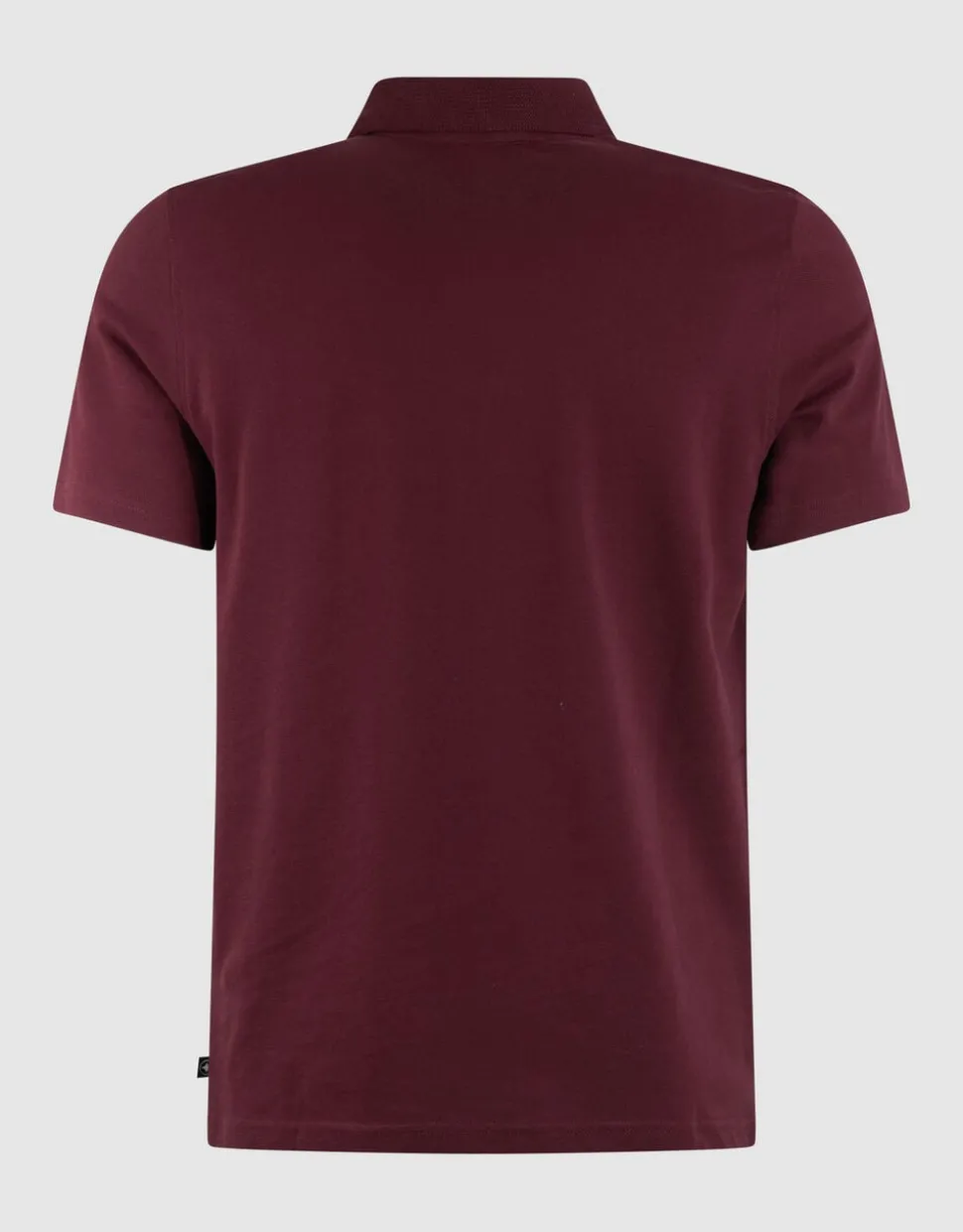 Gebreide Polo Donkerrood