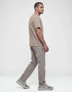 Gestreept Rib T-shirt Lichtgroen