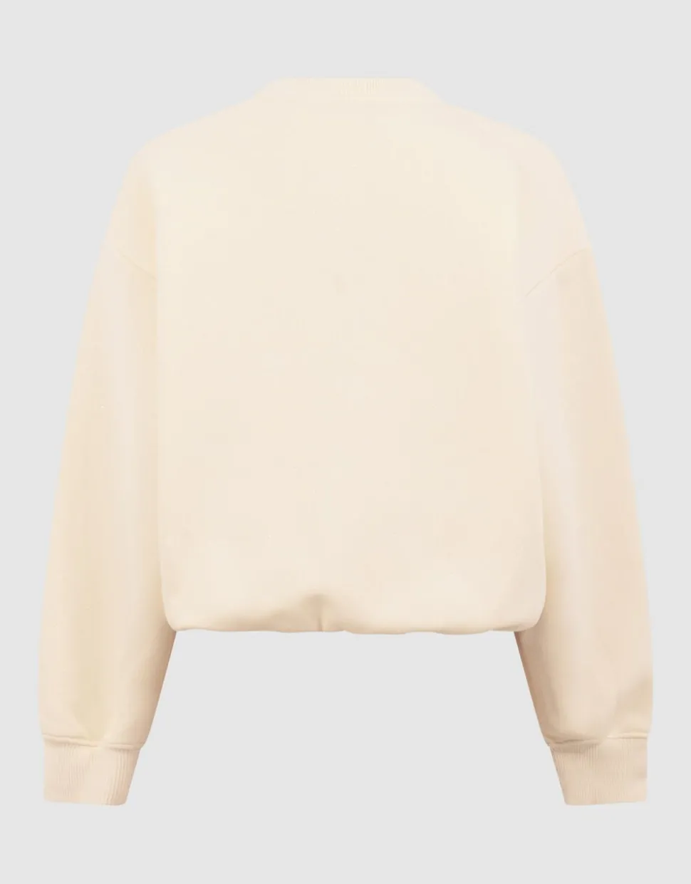 Glitter Balloon Fit Sweater Gebroken Wit
